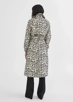 Discount Gabardina efecto serpiente Chaquetas Y Gabardinas|Abrigos Y Cazadoras