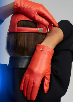 Clearance Guantes efecto piel Gorros Sombreros Y Guantes