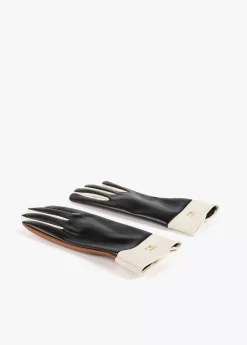 Clearance Guantes efecto piel tricolor Gorros Sombreros Y Guantes