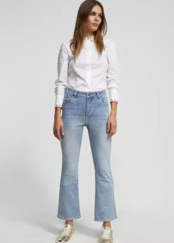 Hot Jeans efecto tornasolado Pantalones