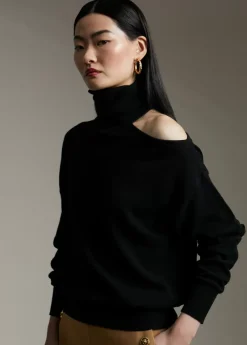 Outlet Jersey abertura hombro Punto