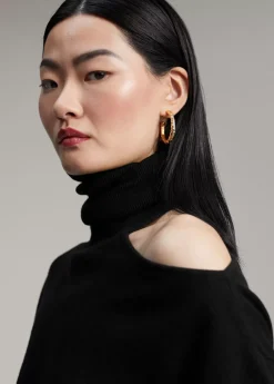 Outlet Jersey abertura hombro Punto