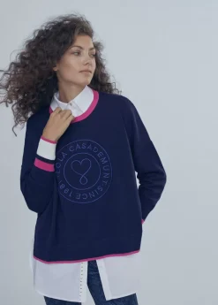 Best Jersey azul |  Ropa | Lola Casademunt Punto|Sudaderas