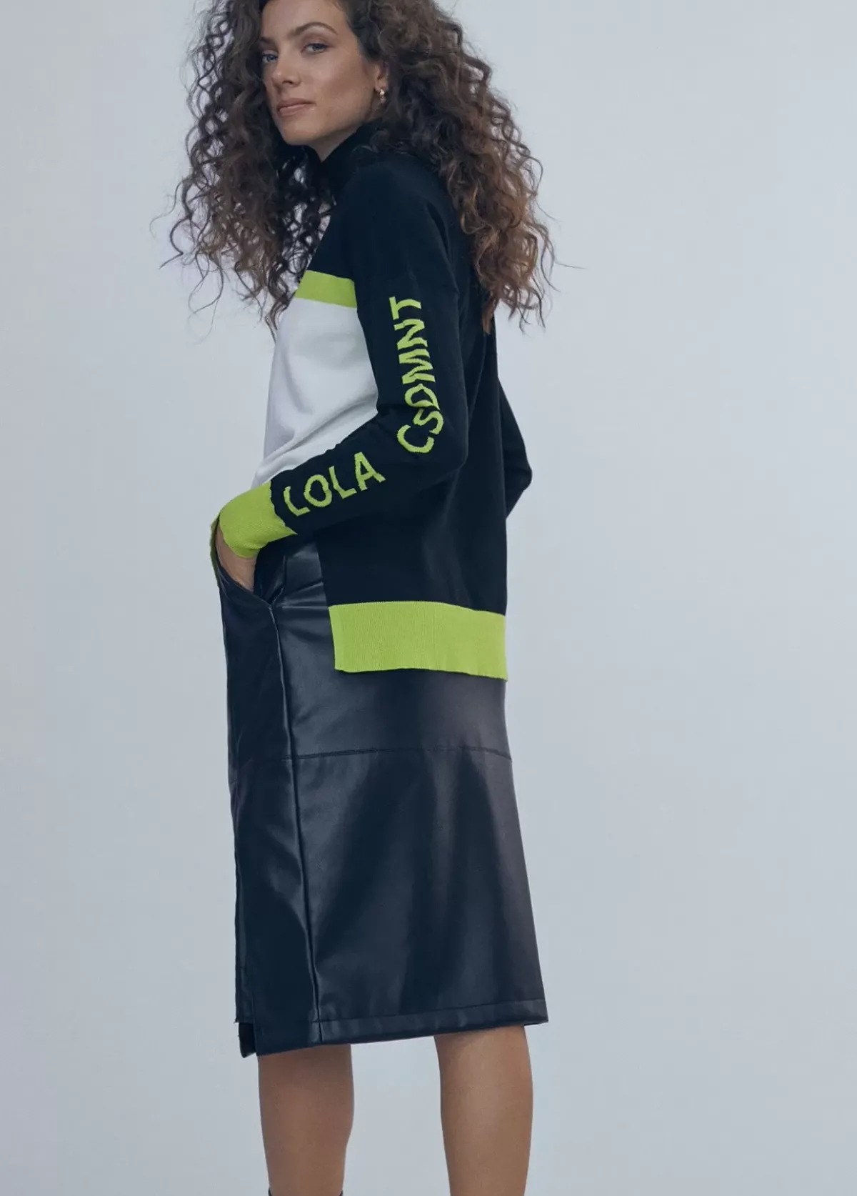 Outlet Jersey bicolor | COLECCIÓN LOLA | Lola Casademunt Punto