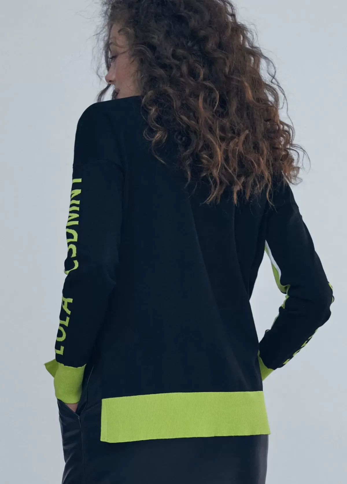 Outlet Jersey bicolor | COLECCIÓN LOLA | Lola Casademunt Punto