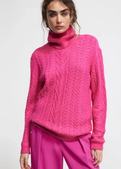 Clearance Jersey detalle strass Punto