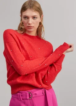 Hot Jersey detalles cristal Punto