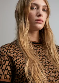 Jersey monograma bicolor Punto