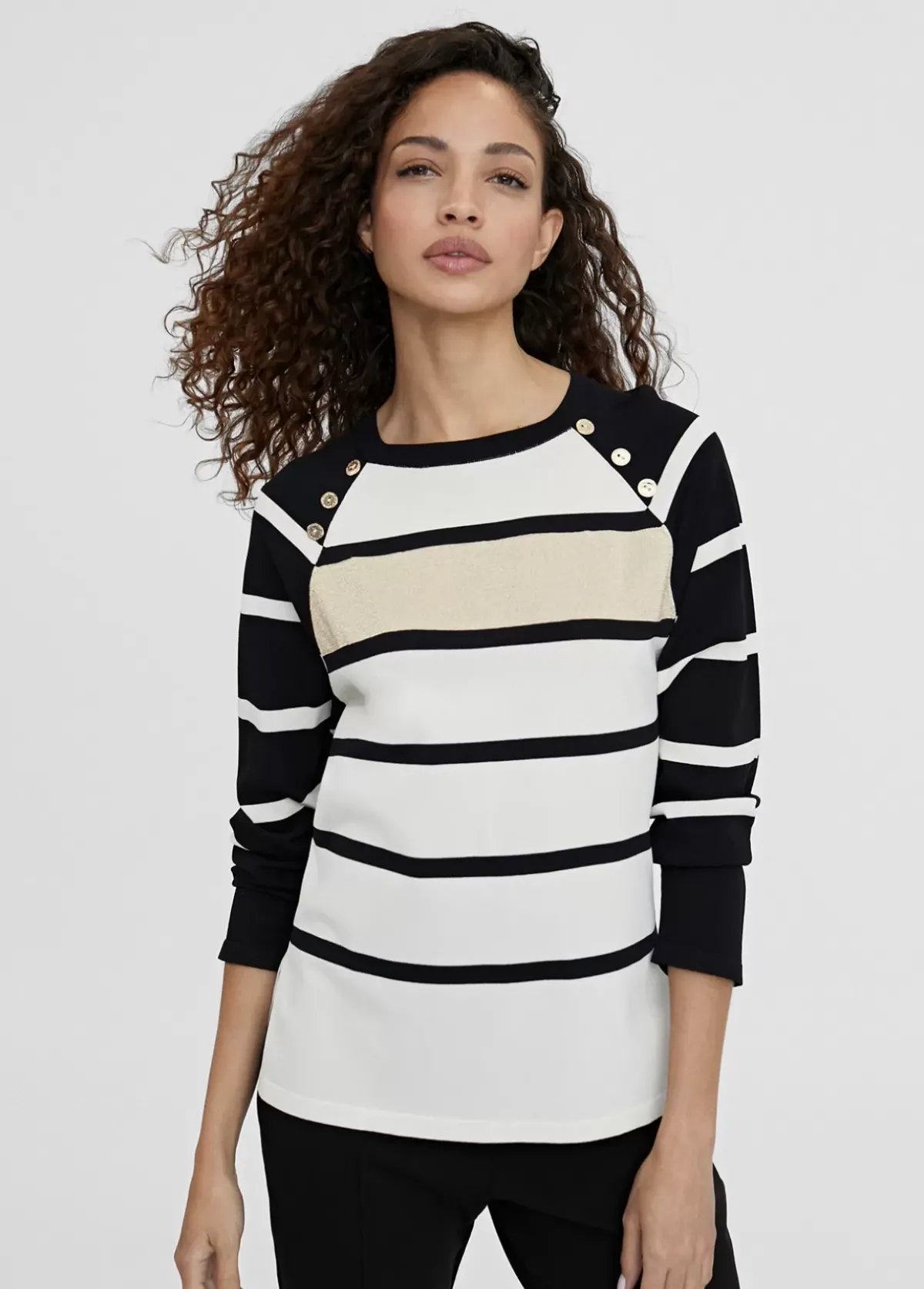 Online Jersey punto de rayas Punto