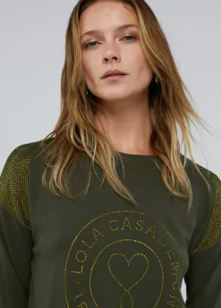 Best Jersey punto logo strass Punto|Sudaderas