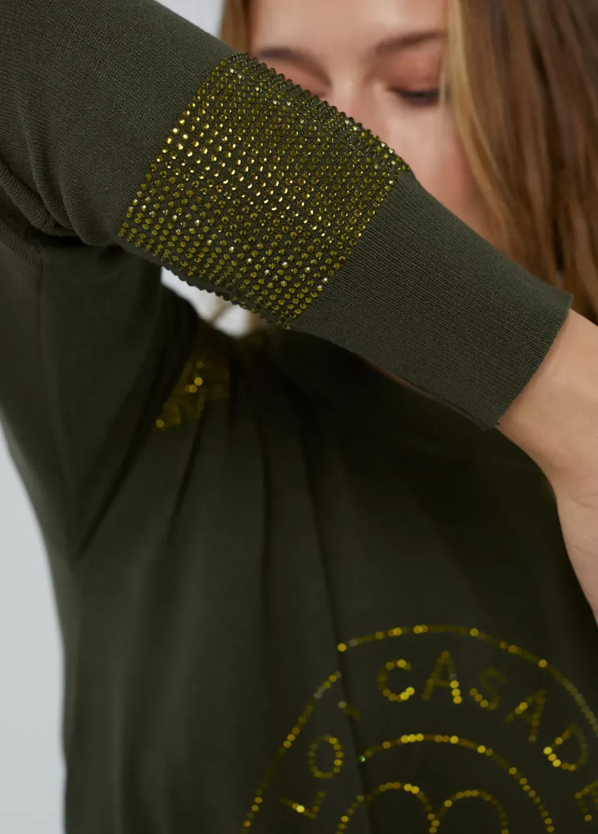 Best Jersey punto logo strass Punto|Sudaderas