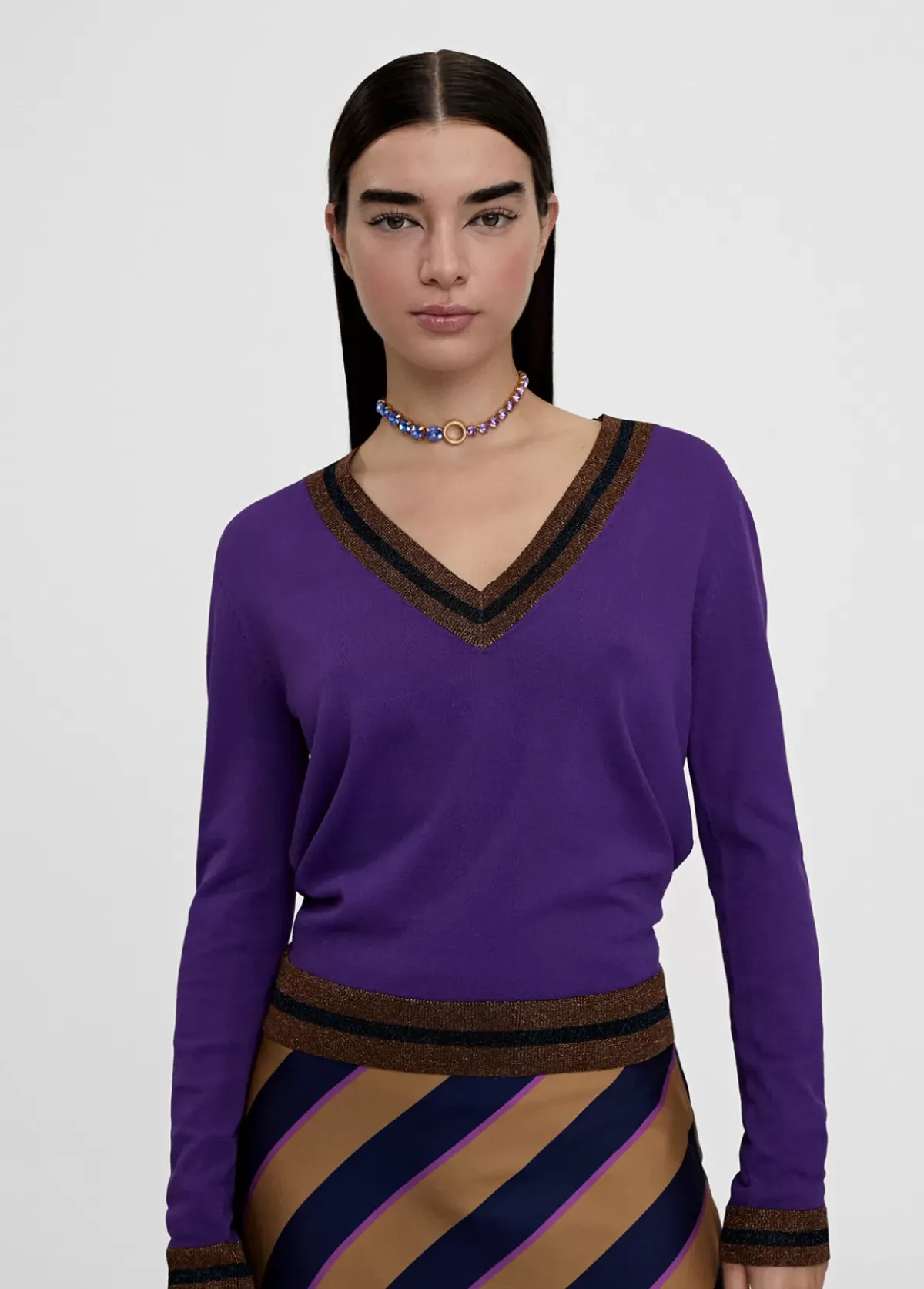 Online Jersey punto lurex Punto