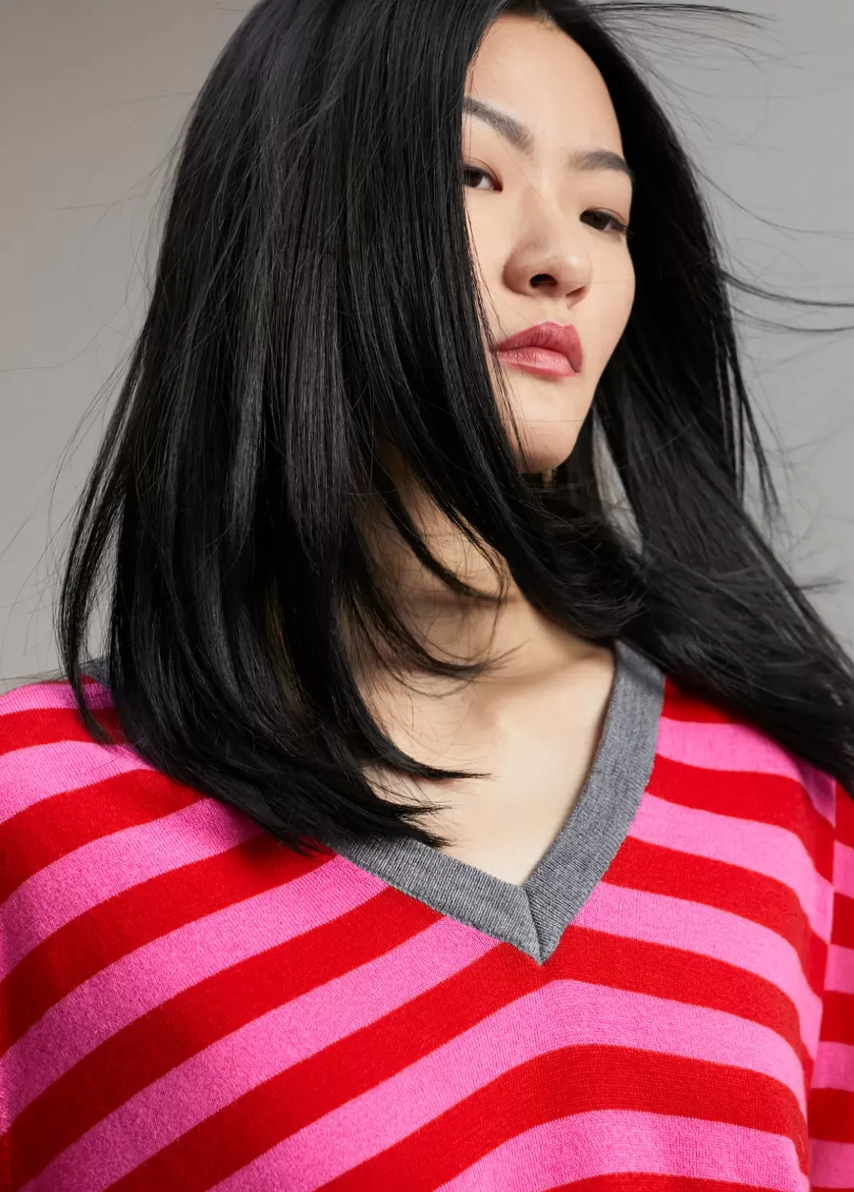 Outlet Jersey rayas bicolor Punto