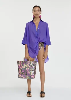 Discount Kaftan corto kimono Camisas Y Blusas|Baño