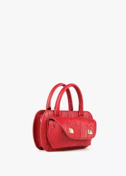 Mini bandolera con logo grabado Bolsos