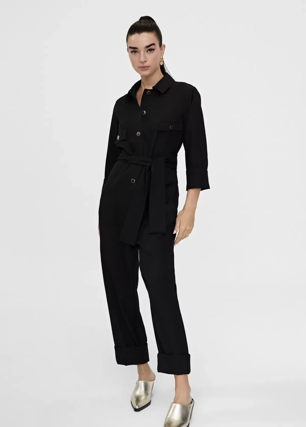 Clearance Mono color Pantalones