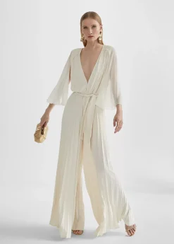 Clearance Mono plisado mangas capa Vestidos Y Faldas