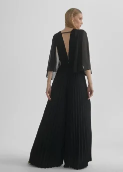 Online Mono plisado mangas capa Vestidos Y Faldas