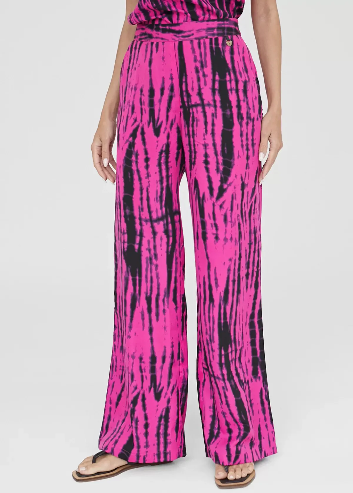 Discount Pantalón ancho bicolor Pantalones|Baño