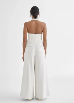 Online Pantalón ancho y fluído Pantalones