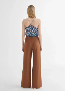 Online Pantalón cinturón y aberturas Pantalones