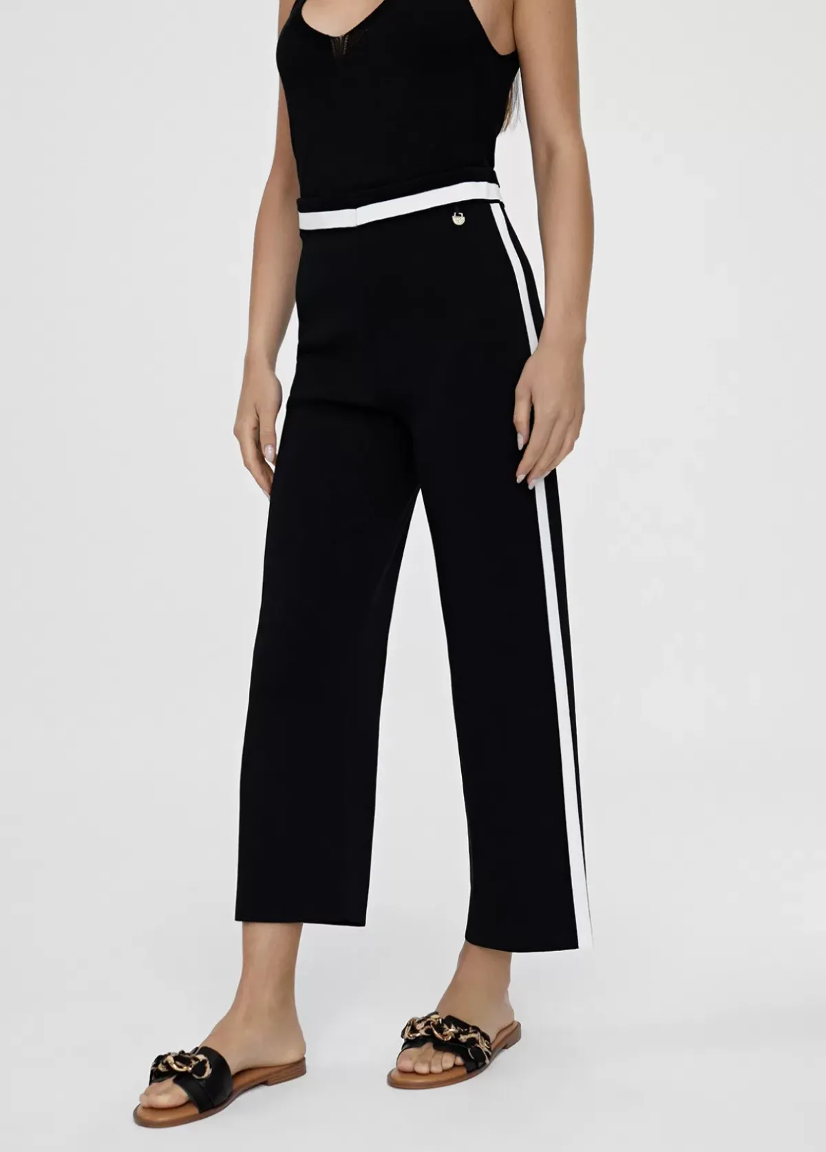 Hot Pantalón culotte de punto Punto