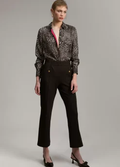 Hot Pantalón detalle botón Pantalones