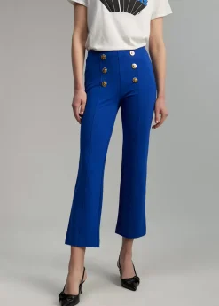 Online Pantalón detalle botones Pantalones