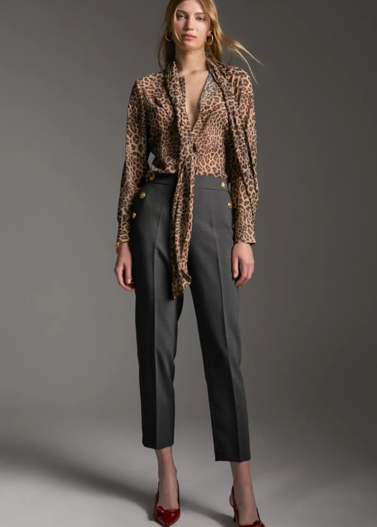 Outlet Pantalón detalle botones Pantalones