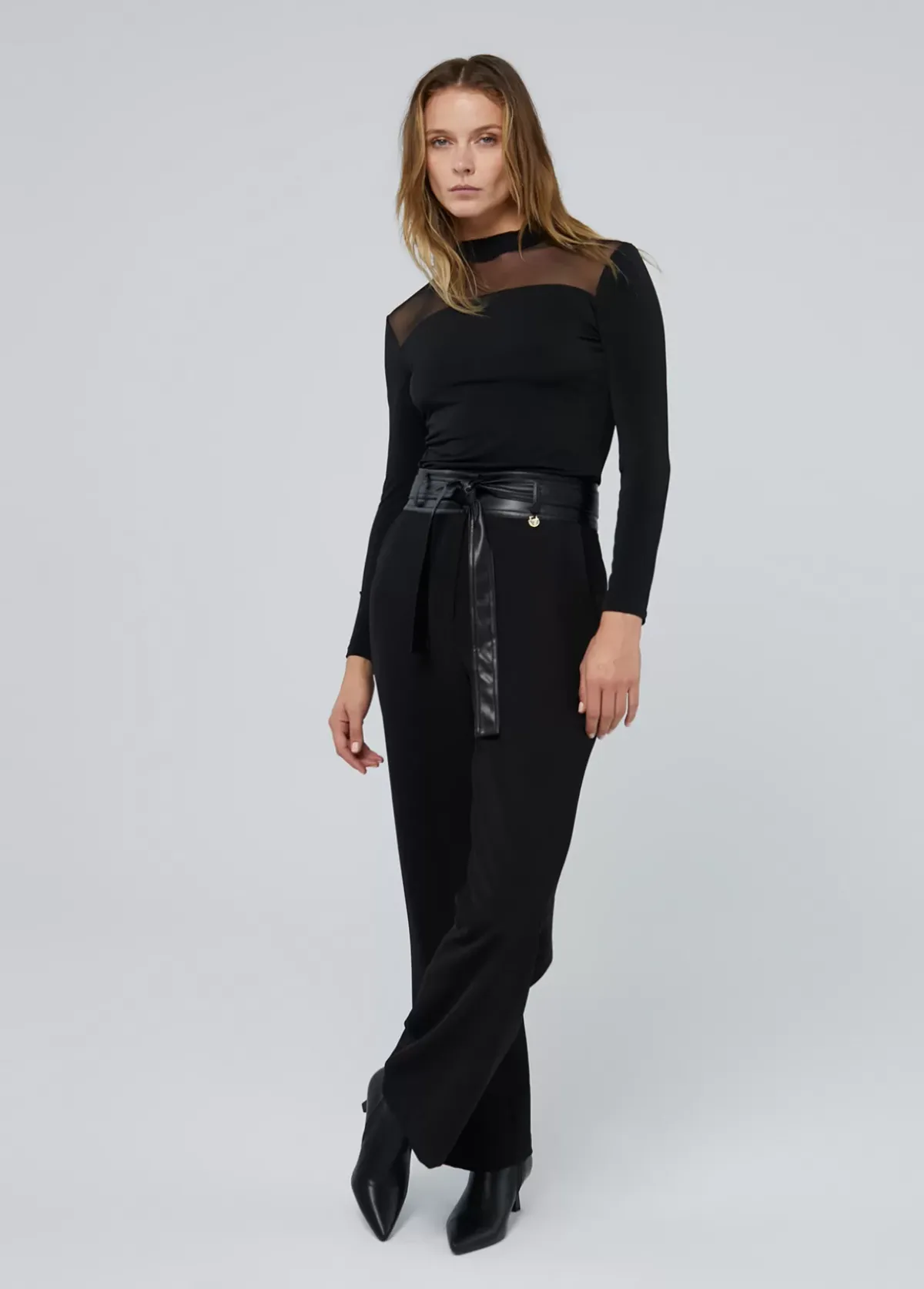 Discount Pantalón detalle cintura Pantalones