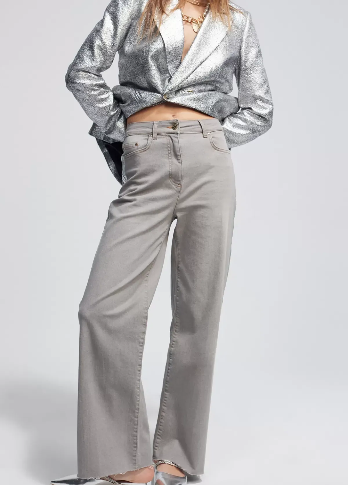 Best Pantalón detalle laminado Pantalones