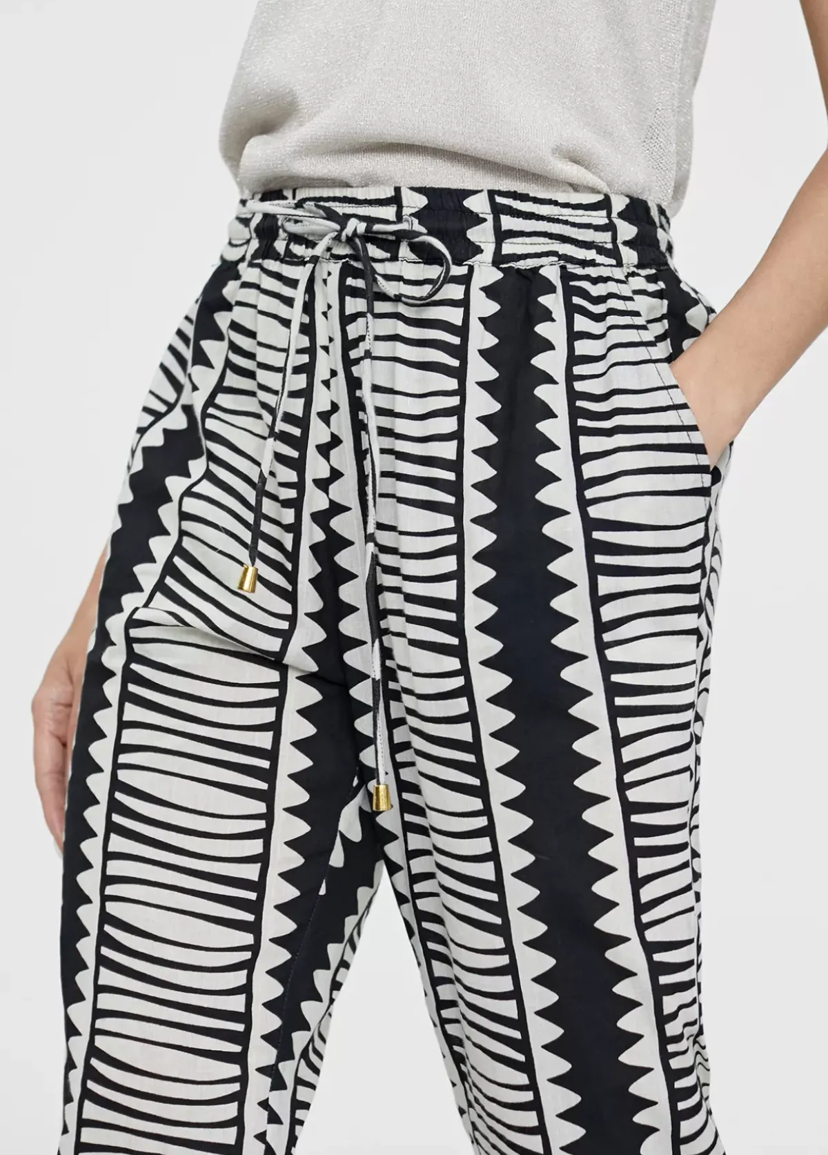 Outlet Pantalón jogging bicolor Pantalones