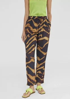 Pantalón jogging estampado zebra Pantalones|Baño