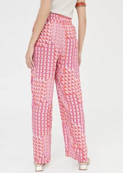 Online Pantalón palazzo estampado Pantalones