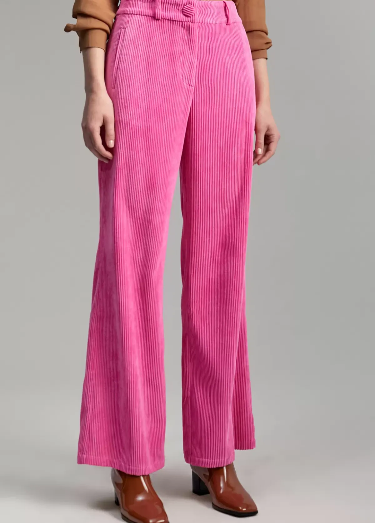 Discount Pantalón pana wideleg Pantalones