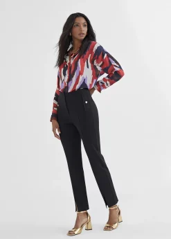 Outlet Pantalón pitillo abertura Pantalones