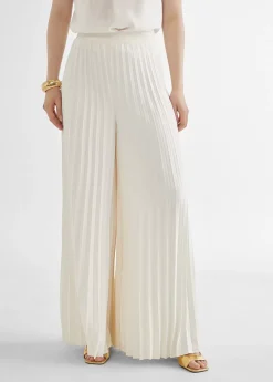 Outlet Pantalón plisado y fluído Pantalones