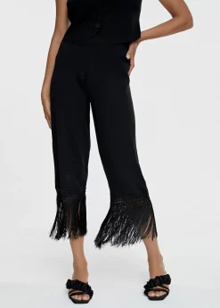 Best Pantalón punto flecos Pantalones