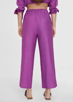 Sale Pantalón recto fluido Pantalones