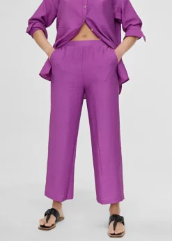 Sale Pantalón recto fluido Pantalones