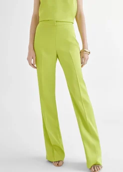 Pantalón recto fluido Pantalones