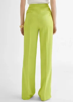 Pantalón recto fluido Pantalones