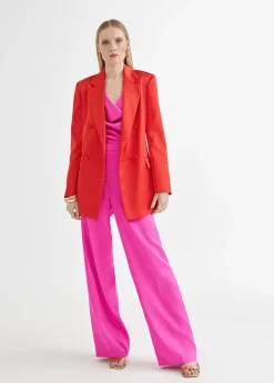 Sale Pantalón recto satinado Pantalones