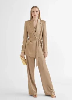 Sale Pantalón recto satinado Pantalones