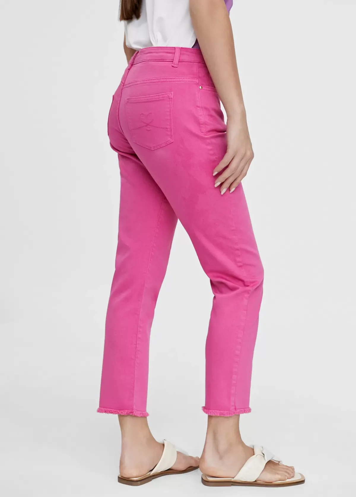 Pantalón tejano con botones Pantalones