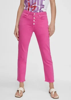 Pantalón tejano con botones Pantalones