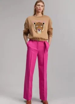 Online Pantalón wideleg cinturón Pantalones