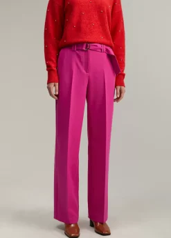 Online Pantalón wideleg cinturón Pantalones