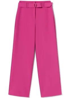 Online Pantalón wideleg cinturón Pantalones