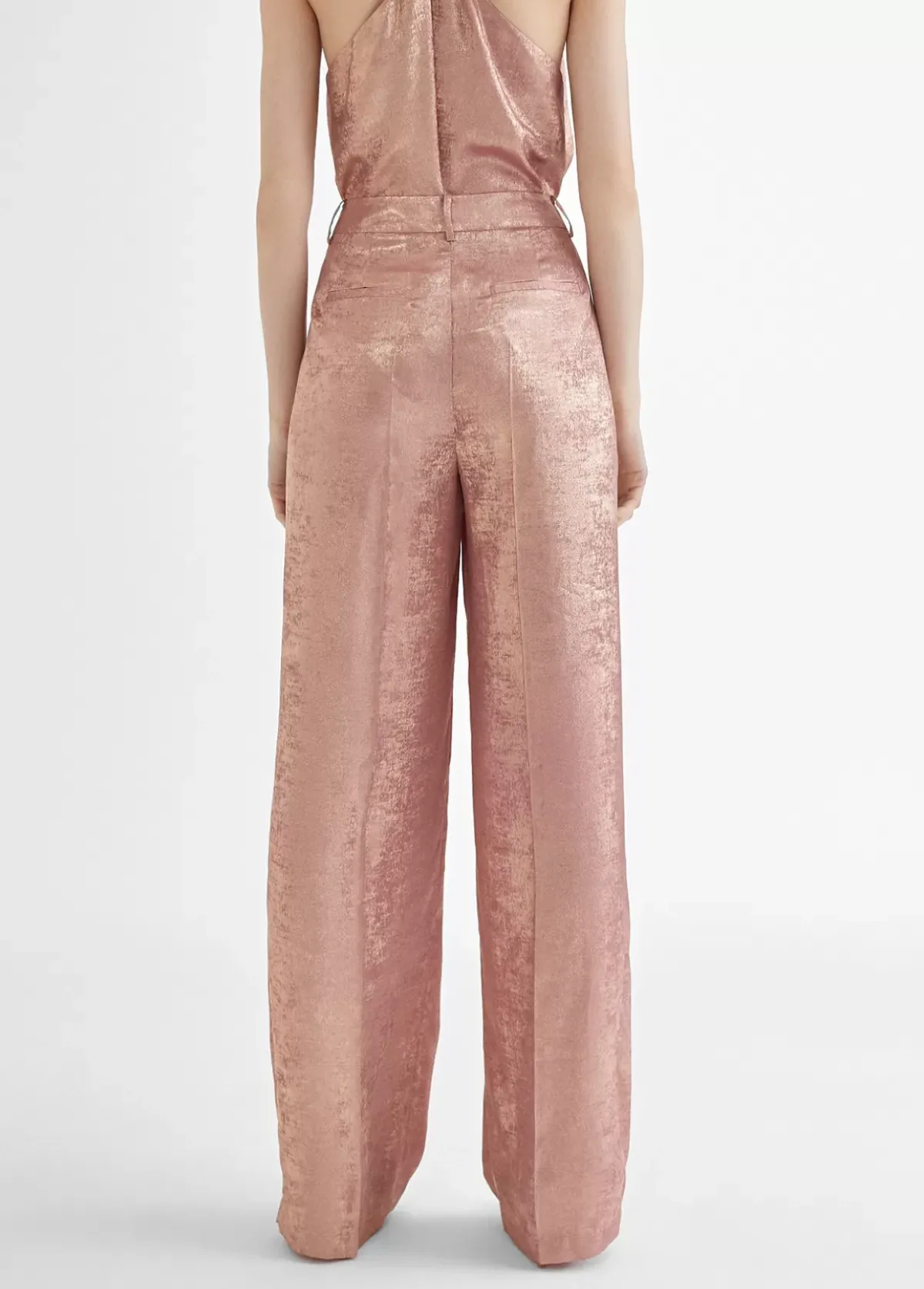 Discount Pantalon recto tornasolado Pantalones